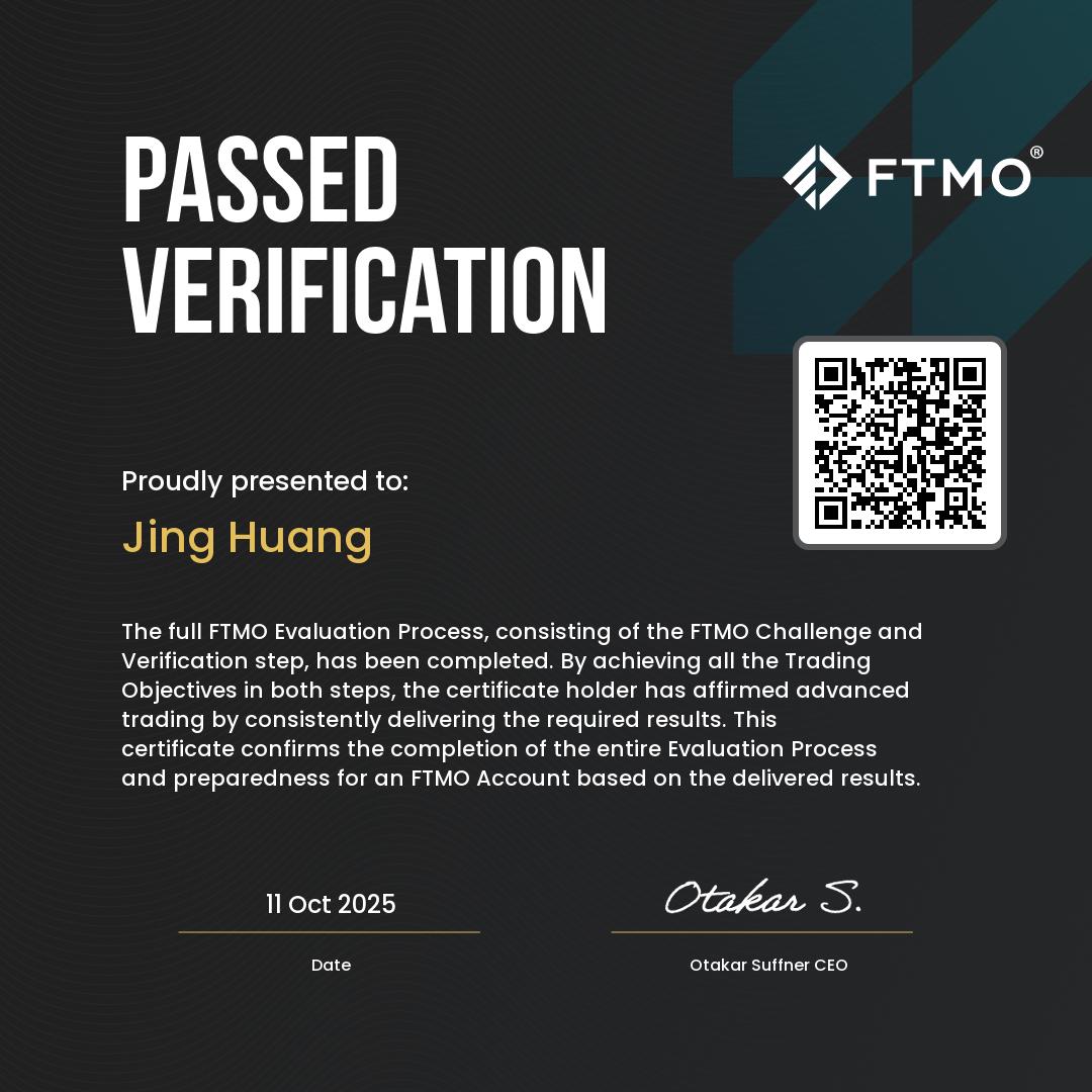 FTMO verification passed